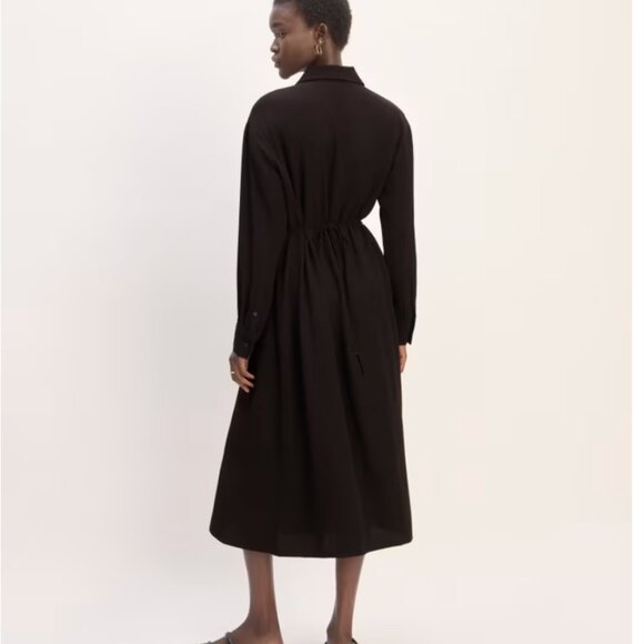 NWT Everlane The Mini Jacquard Stripe Shirt Dress L - Picture 2 of 6